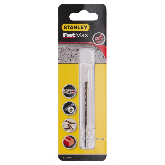 Свердло по цеглі STANLEY FATMAX : Ø= 4 x 75 /35 мм