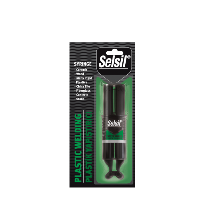 Клей 2-компонентний епоксидний SELSIL "5 хв" для пластику  28 гр [12]