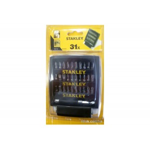Набір насадок викруткових (біта) STANLEY з магнітним тримачем. 29шт(DW)