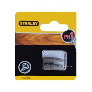Насадка викруткова STANLEY : PH1 x 25 мм. Уп. 2 шт.