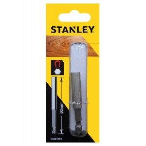 Тримач насадок магнітний STANLEY : HEX 1/4", L= 60 мм