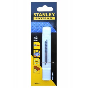 Свердло універсальне швидкісне STANLEY : Ø= 2 мм. (метал/дерево/пластик)