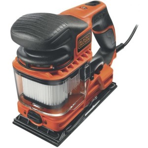 Шліфмашина вібраційна мережева B+D: P= 270 Вт, платформа 92 х 190 мм, хід  2 мм