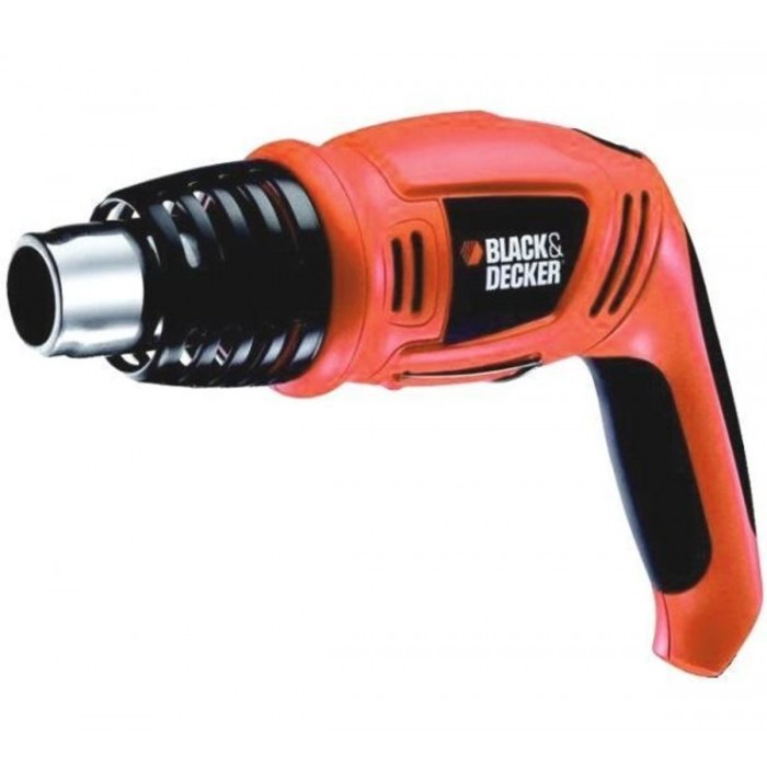 Фен технічний мережевий B+D : P= 1.6 кВт, 130- 550°С, 250- 450 л/хв, 2 режими