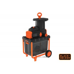 Подрібнювач садибний мережевий B+D : P= 2800 Вт, для гілок Ø≤ 45 мм