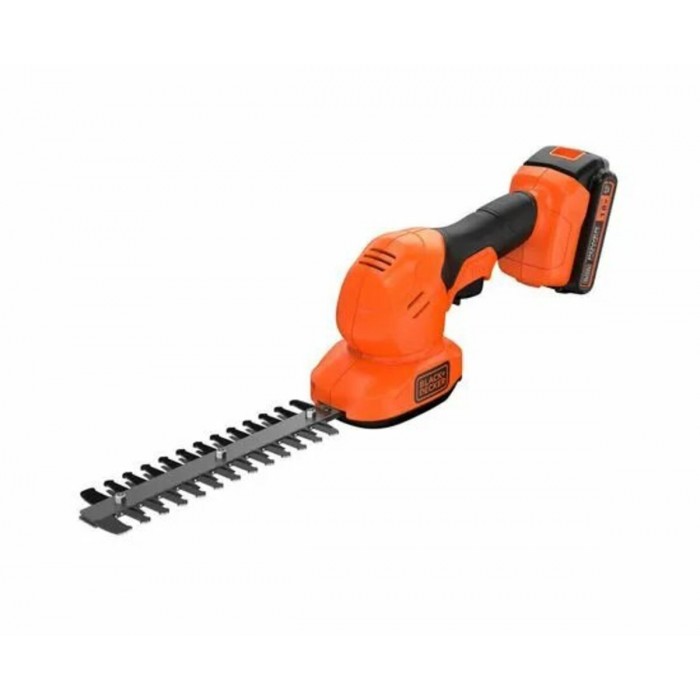 Кущоріз акумуляторний B+D : Li-Ion 18 В, 2 Агод і зарядним пристроєм 1 А