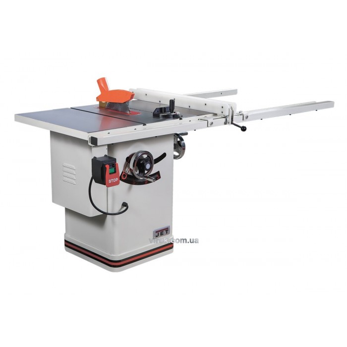 (DW) Циркулярна пила JET JTS-250CSX : 400В, 2,5кВт,роб. зона-1220х230мм, Ø=254/30мм 0-45°,(к-т 3шт)