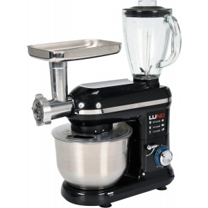 Кухонний комбайн 3 в1 LUND, макс. 1.5 кВт, миска- 4.5 л, блендер- 1.5 л, 6 швидкостей(DW)
