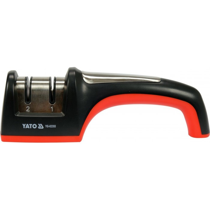 Точило для ножів 2 в 1 YATO кераміка сталь 198х53х66 мм [32]