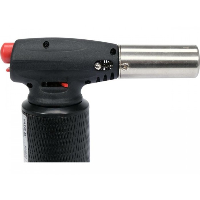 Пальник кухонний YATO, газ (бутан) п'єзозап, 375 Вт, t= 1350 °С, 45мл [6]