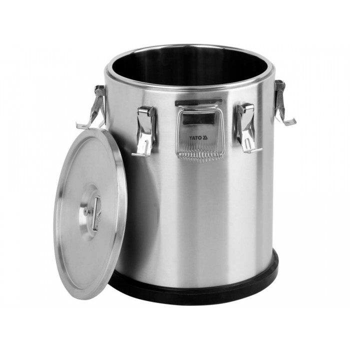 Термос транспортувальний, 25 л з нержавіючої сталі, Ø= 355/300 мм (зовн/внутр), H= 450/375 мм (зовн/