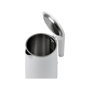 Електрочайник з термостатом з нержавіючої сталі LUND 1,5 л білий, 2200 Вт, живлення від мережі 230 В