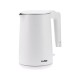 Електрочайник з термостатом з нержавіючої сталі LUND 1,5 л білий, 2200 Вт, живлення від мережі 230 В