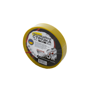 Стрічка ізоляційна VIROK : 18 мм 20 м x 0,18 мм ЖОВТА [156]