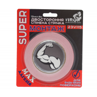 Стрічка 2-стороння спінена VIROK Moment Fix: 12 мм х 5 м [10]