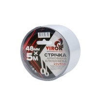 Стрічка армована алюмінієва клейка VIROK  48мм х 5 м. х 150 мкм. [66]