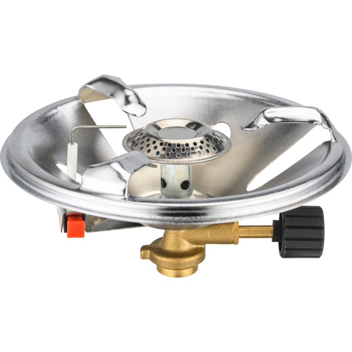 Пальник газовий туристичний VIROK з різьбовим (7/16) з'єднанням. Piezo [24]