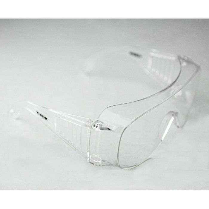 Окуляри захисні VIROK полікарбонат, прозорі ,покриття від запотівання та подряпин,відкриті (72)
