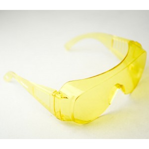 Окуляри захисні VIROK полікарбонат, жовті ,покриття від запотівання та подряпин,відкриті (72)