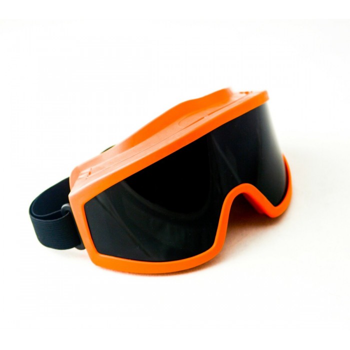 Окуляри захисні VIROK полікар,для газозварюв.чорні,покриття від запотів. та подряпин,закриті (30)