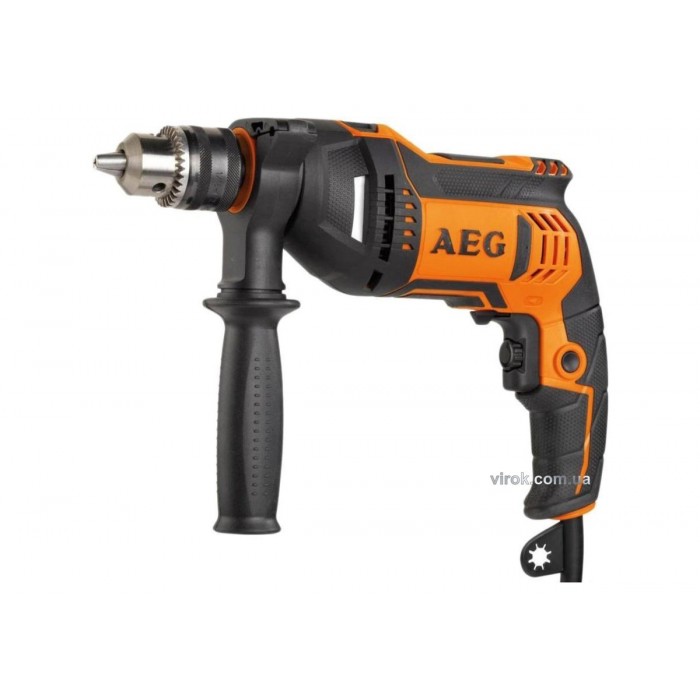 Дриль ударний мережевий AEG : 630 Вт, ключовий патрон Ø≤ 13 мм (SBE630RV) DW