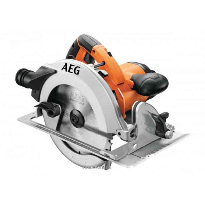 Пила дискова мережева AEG : 1600 Вт, Ø= 190/30 мм, 0-45°, глибина різу-64/47 мм (KS66-2)