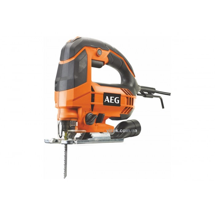 Лобзик ручний мережевий AEG: 700 Вт, 1000-3200 об/хв, макс. глибина різу- 100 мм, нахил- 45°DW