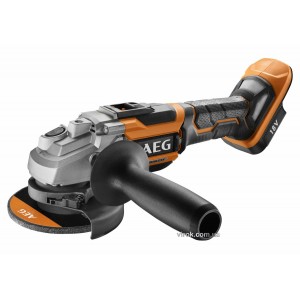 Шліфмашина кутова безщіткова акумул. AEG: Li-Ion 18 В, диск Ø=125 мм, 11000об/хв (БЕЗ АКУМУЛЯТОРА)