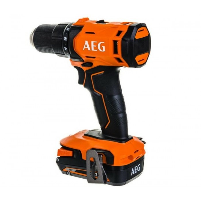 Шуруповерт-дриль акумул. AEG : 2 x Li-Ion 18 В, 2 Агод, патрон Ø≤13 мм (сталь) в футлярі