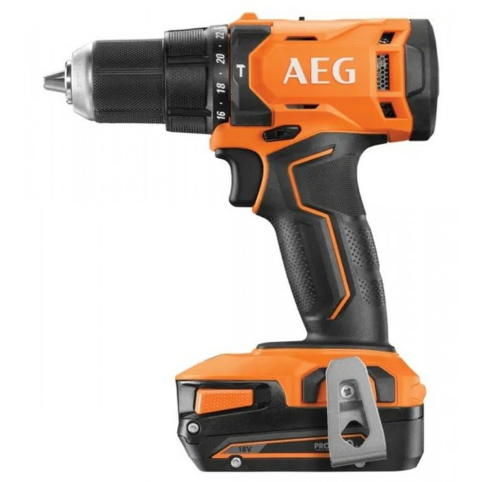 Шуруповерт-дриль ударний акумул. AEG: 2 x Li-Ion 18В, 2 Агод, 60 Нм патрон Ø≤13 мм (сталь) в футлярі