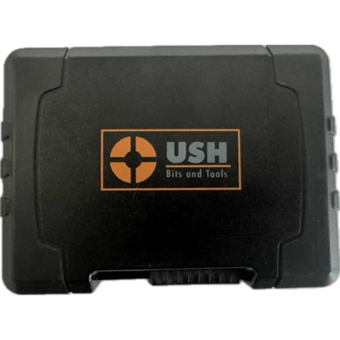 Набір насадок викруткових Isotin USH: 1/4", PH-PZ-Torx-HEX-SL + магнітний тримач, 36 елем.