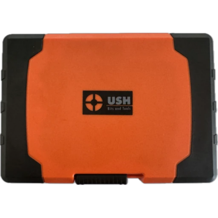 Набір насадок викруткових Industry USH: магн тримач і викрутка 1/4", PH-PZ-Tx- Torx-HEX- SL-SP, 80ел