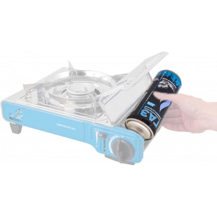 Балон газовий 1-разовий VIROK з цанговим з'єднанням (швидким) 227g/392ml. (E417) [4/28]