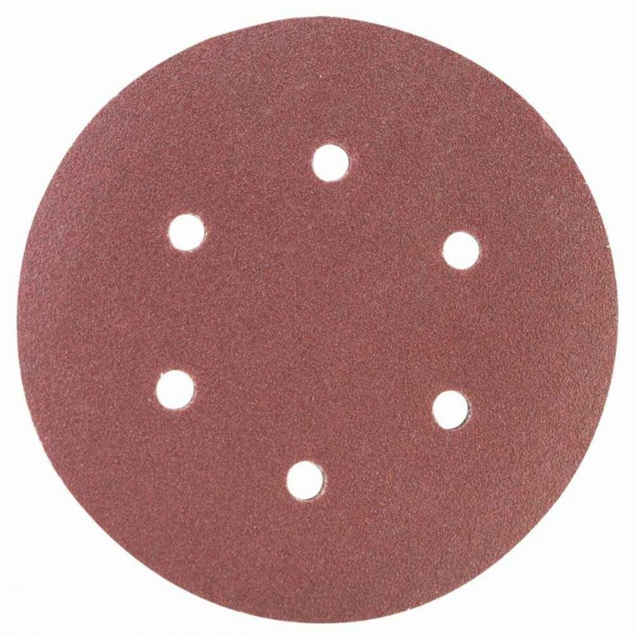 Круг шліфувальний самозачепний 6 отворів NINJA : Ø150 мм. Р40. універсальний Уп. 5 шт. [50]