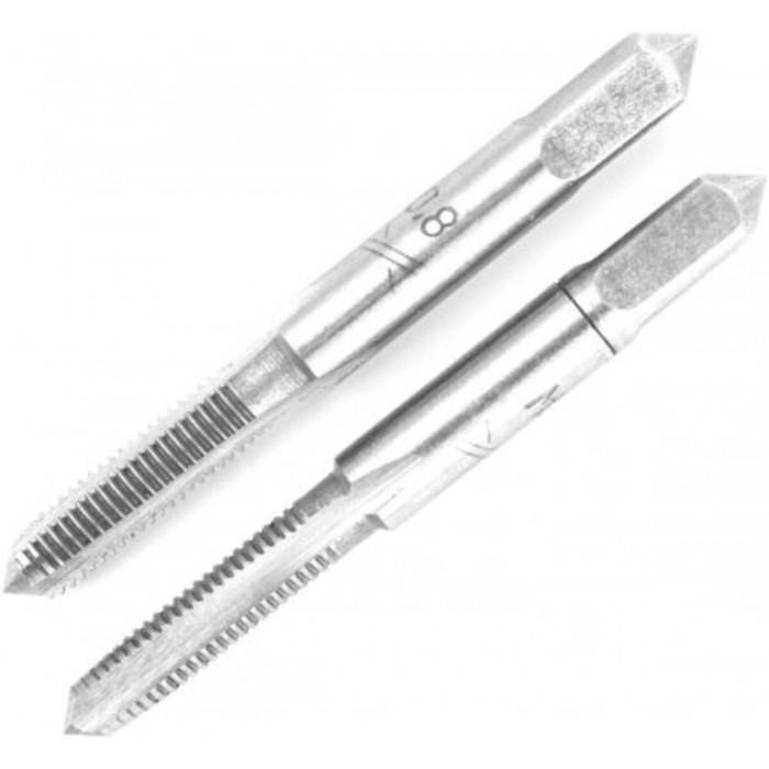 Мітчик VIROK М5 х 0,8; 2 шт.(№1+№2) сталь 9ХС. DIN 2181. ГОСТ 3266-81.