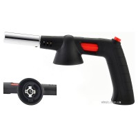 Пальник газовий VIROK з цанговим (швидким) з'єднанням з ручкою, п'єзо запал, керамічне сопло