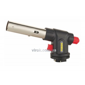 Пальник газовий VIROK з цанговим (швидким) з'єднанням, п'єзо запал [50/4]
