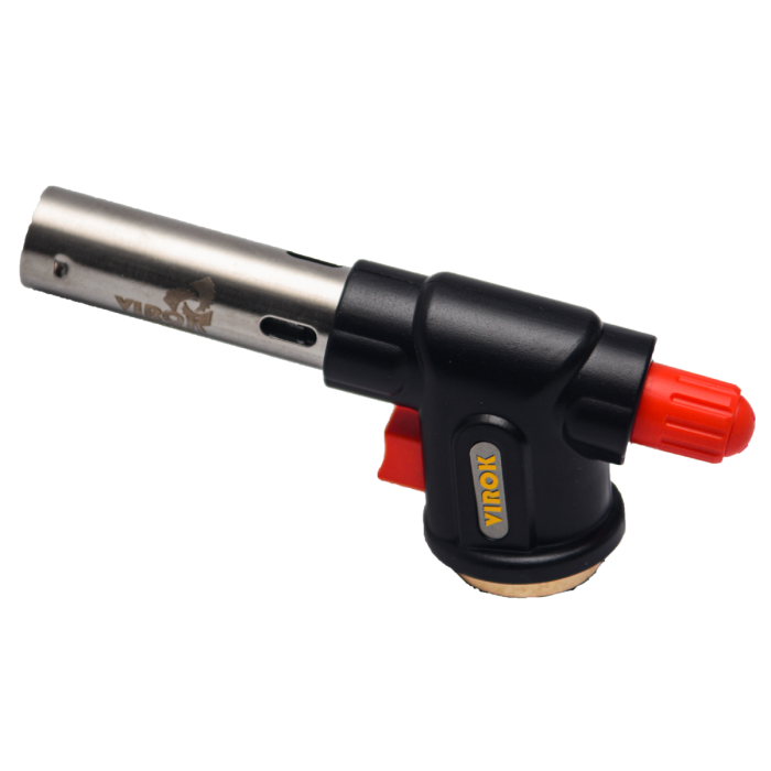 Пальник газовий VIROK з різьбовим (7/16) з'єднанням. Piezo [50/4]