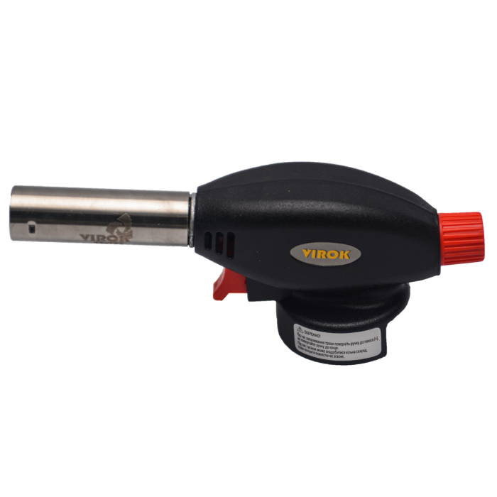 Пальник газовий VIROK з різьбовим (7/16) з'єднання. Piezo, [50/4]