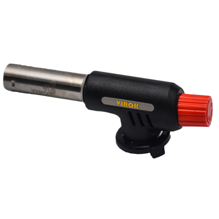 Пальник газовий VIROK з різьбовим (7/16) з'єднання. Piezo,[50/4]