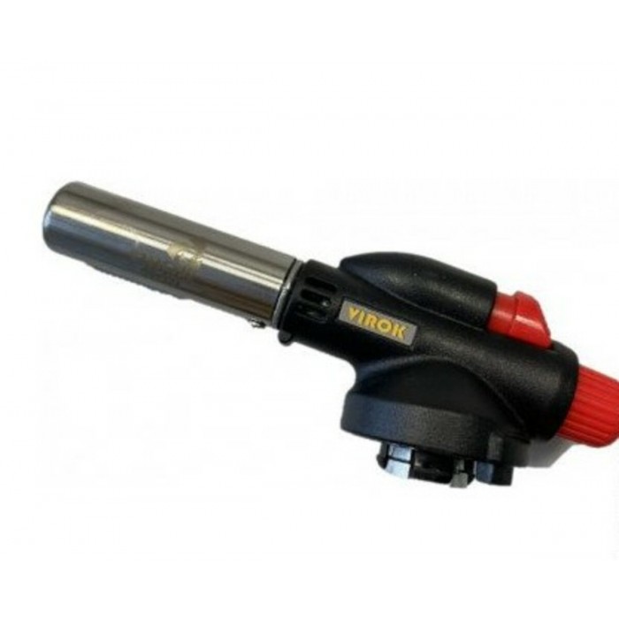 Пальник газовий VIROK з різьбовий (7/16) з'єднання. Piezo, ceramic.