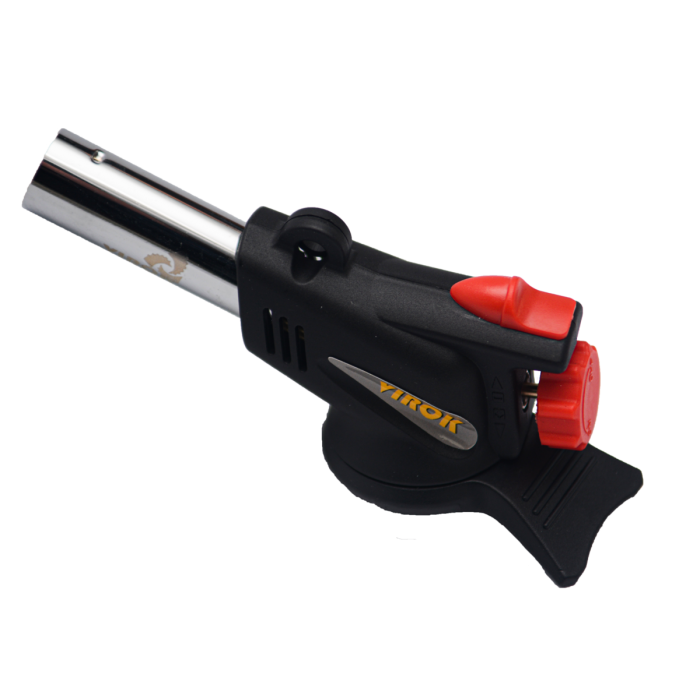 Пальник газовий VIROK з цанговим (швидким) з'єднанням. Piezo + 360*.