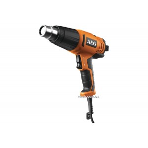 Фен технічний мережевий AEG: 2000 Вт, темп. діапазон: 90°-600°C, потік 345-434 л/хв (4935441035)