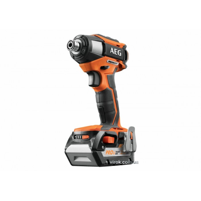 Гайковерт імпульсний безщіт. ударний акумул. AEG : 2 x Li-Ion 18 В, 5 Агод, 220 Нм, 1/4" + кейс DW