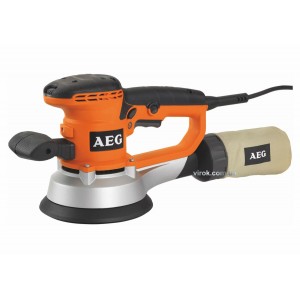 Шліфмашина ексцентрикова орбітальна мережева AEG: 440 Вт, платформа Ø=150 мм, амплітуда- 3.2/6.4 мм