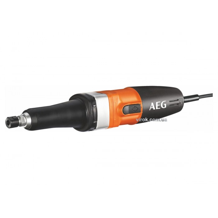 Шліфмашина пряма AEG: 600 Вт, цанга Ø= 6 мм, для шліф. дисків/насадок Ø= 40/20 мм, 29000 об/хв