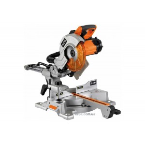 Пила торцьовальна по дереву мережева AEG: 1.8 кВт, диск Ø=254мм, нахил- 50°, глибина- 90 мм (PS254L)
