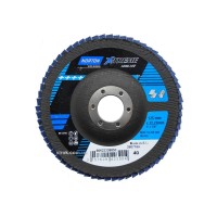 Круг пелюстковий шліфувальний NORTON VULCAN" X-TREME(метал+нерж.); Ø= 125/22 мм, Р 40