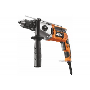 Дриль ударний мережевий AEG : 1100 Вт, самозатискний патрон Ø≤ 13 мм + кейс (SB2E1100RV)