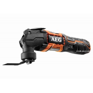 Багатофункційний ручний інструмент (реноватор) акумул. AEG:2x Li-Ion 12В, 1.5АГод (BMT12CLI-152B) DW
